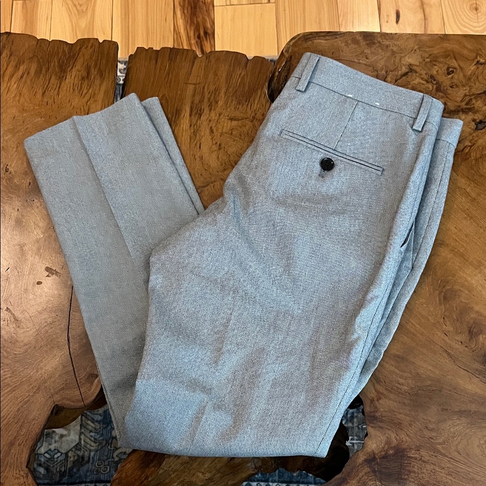 Express Light Gray Women's Trousers [Altered Inseam]